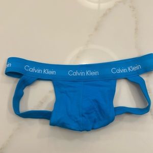 Calvin Klein blue jockstrap